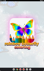 rainbow butterfly coloring — Official Google Play images 3